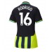 Maillot de foot Manchester City Rodri Hernandez #16 Extérieur vêtements Femmes 2024-25 Manches Courtes